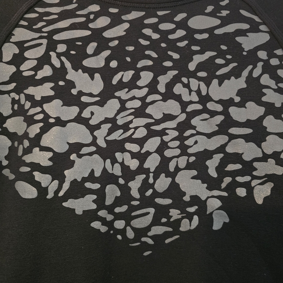 Lululemon Snapshot Crew Reflective Crewneck‎ Sweatshirt Black Leopard Pockets  6 - Picture 4 of 11